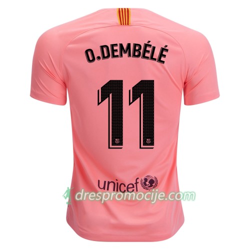 FC Barcelona Dres Ousmane Dembele 11 Treći 2018/19 Kratkih Rukava FC Barcelona Dres Ousmane Dembele 11 Treći 2018/19 Kratkih Rukava